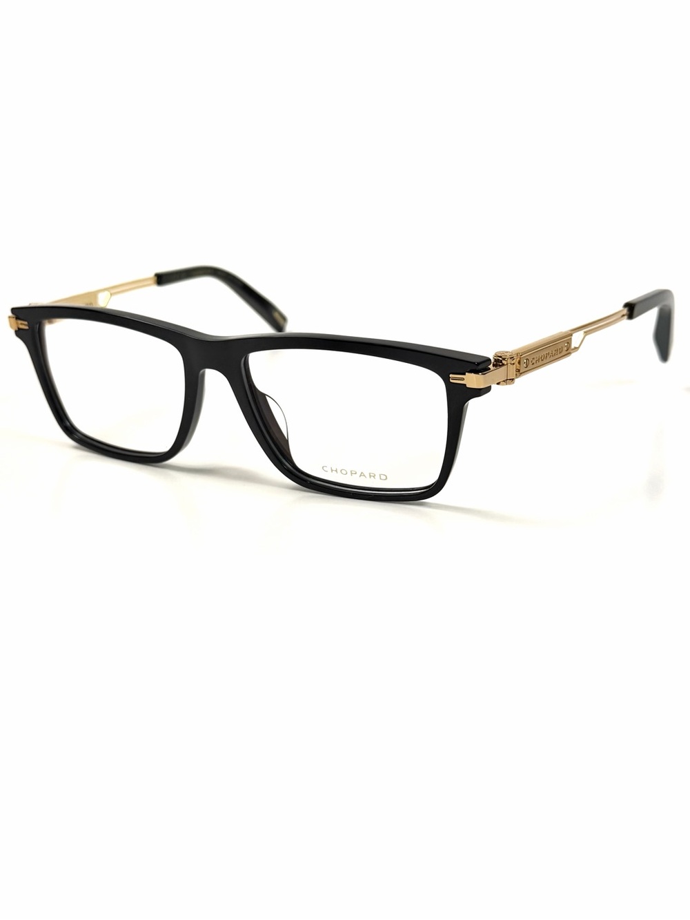 Chopard VCH357 0700  Eyeglasses New Authentic Black and Gold Frame VCH357 Men's